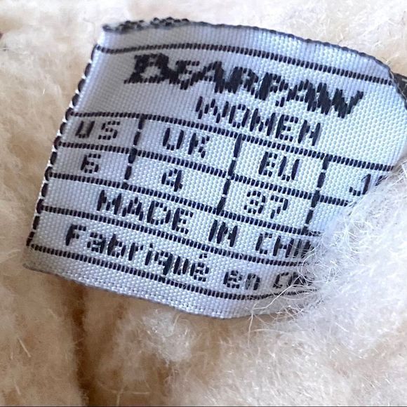 Bearpaw Arya Burgundy Suede Wool Fringe Boots 6 - Picture 7 of 8